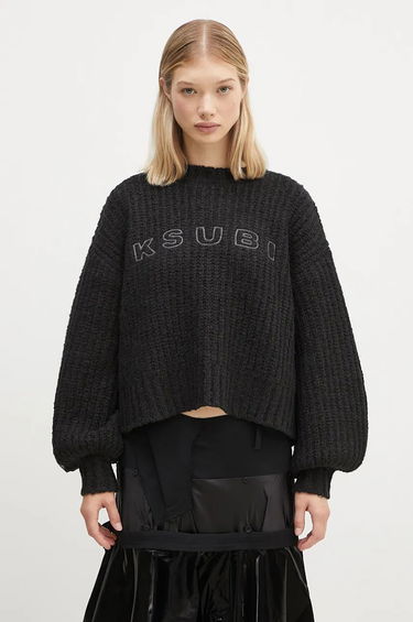 Pleteni pulover Ksubi Crewneck Sweater Črna | WFA24KW003, 0