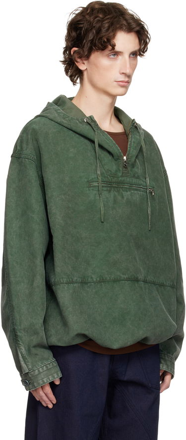 Jakna JW Anderson JW Anderson Garment-Dyed Anorak Jacket Zelena | JK0397-PG1600, 1