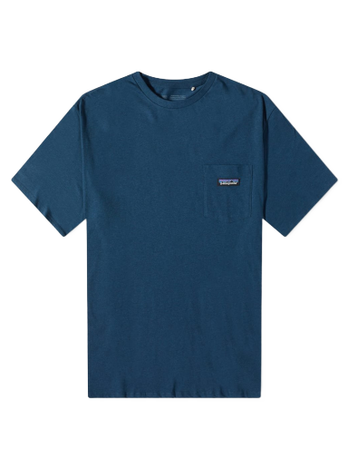 Majica Patagonia Regenerative Cotton Pocket Tee Mornarica | 53255-TIDB