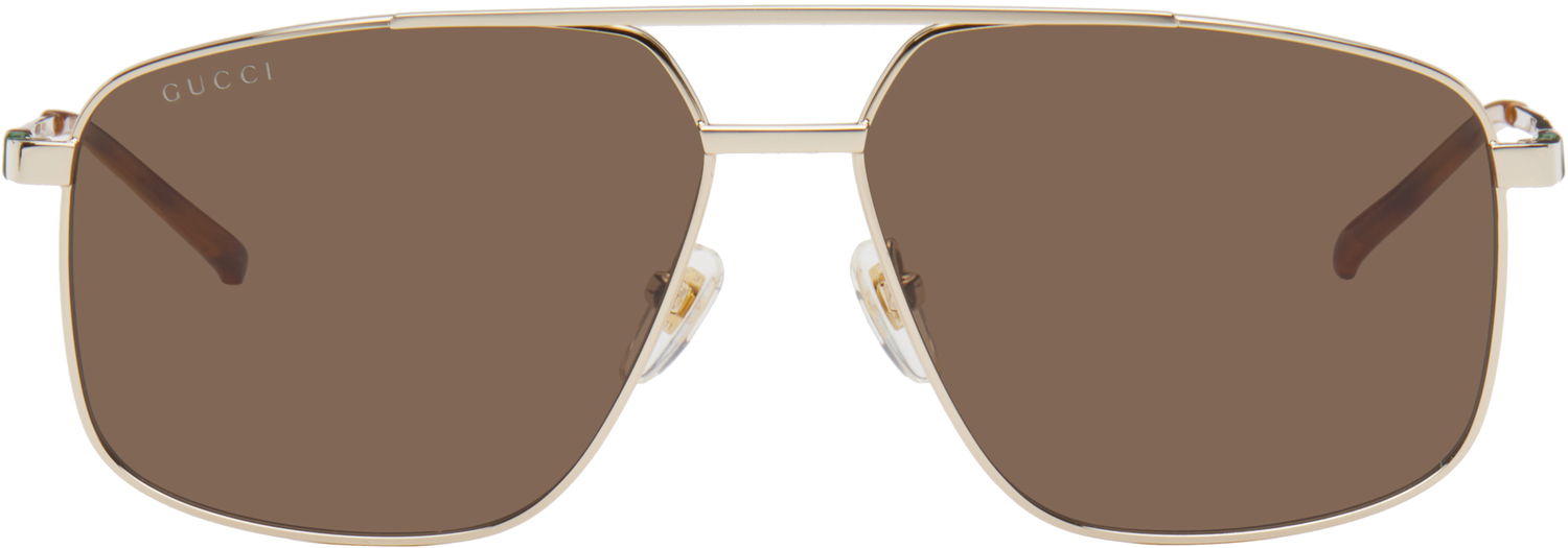 Sončna očala Gucci Navigator Frame Sunglasses Kovinski | GG1676S-002, 0