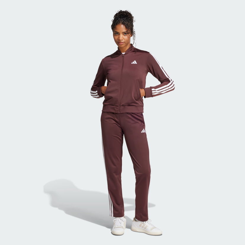 Trenirka adidas Performance Essentials 3-Stripes Track Suit Rjava | JD2683