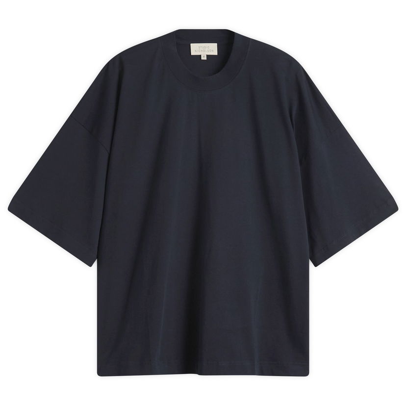 Majica Studio Nicholson Studio Nicholson Piu T-Shirt, Size Large Mornarica | PIUSNM-1327-DKN