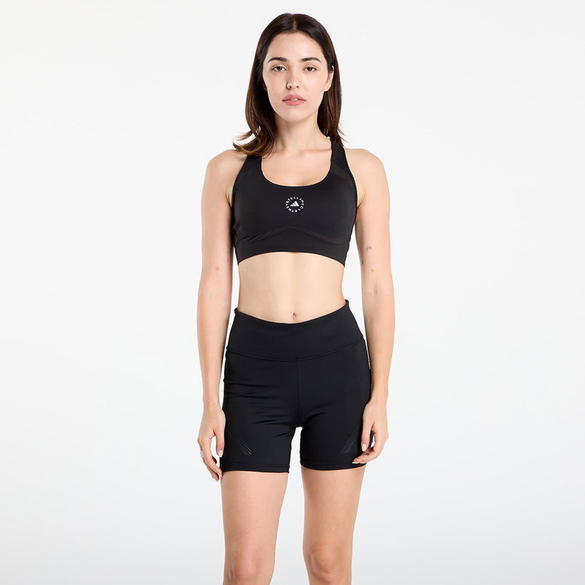 Modrček adidas Performance Stella McCartney x Power Impact Training Bra Medium Support Black Črna | JW4539