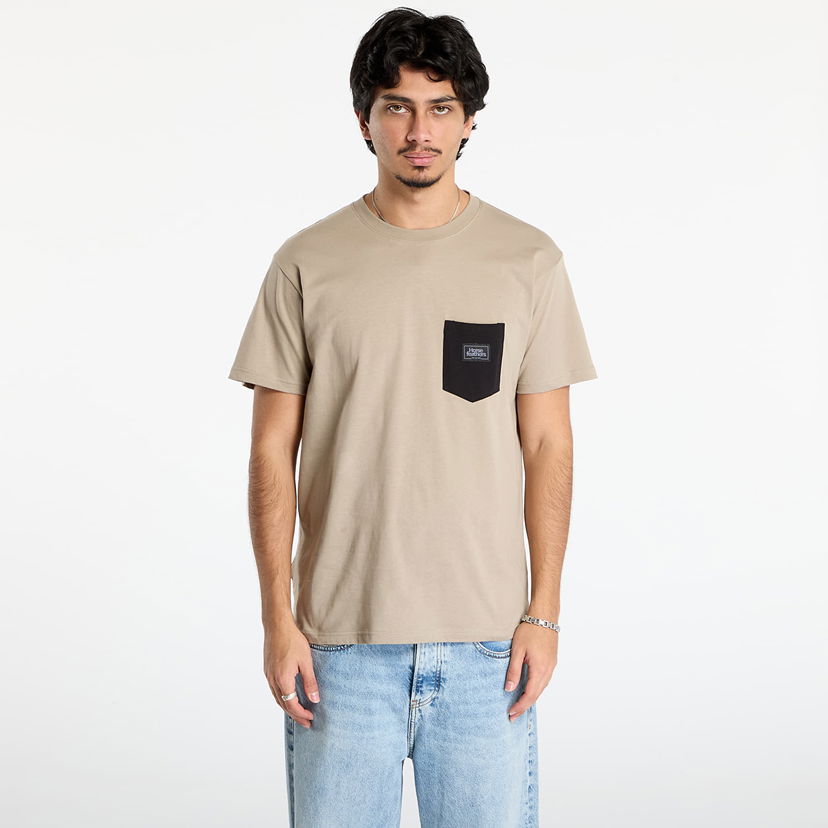 Majica Horsefeathers Pocket T-Shirt Alpha Bež | SM1257N