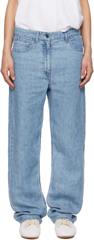 Kavbojke The Row The Row Tarley Wide Leg Jeans Modra | 8766-W3654, 0