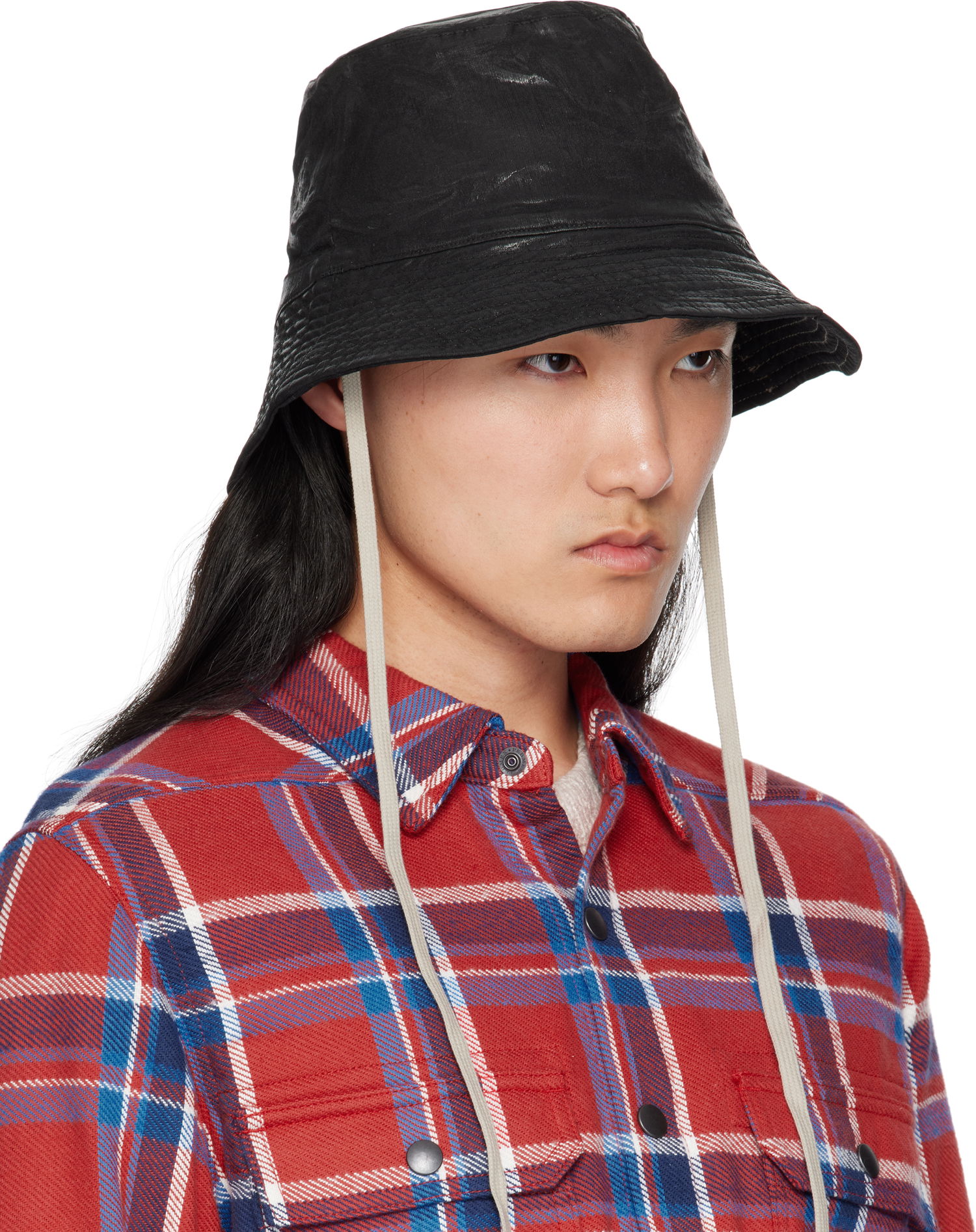 Klobuk Rick Owens Rick Owens DRKSHDW 'Hollywood' Gilligan Bucket Hat Črna | DA01E3479 SCF, 1