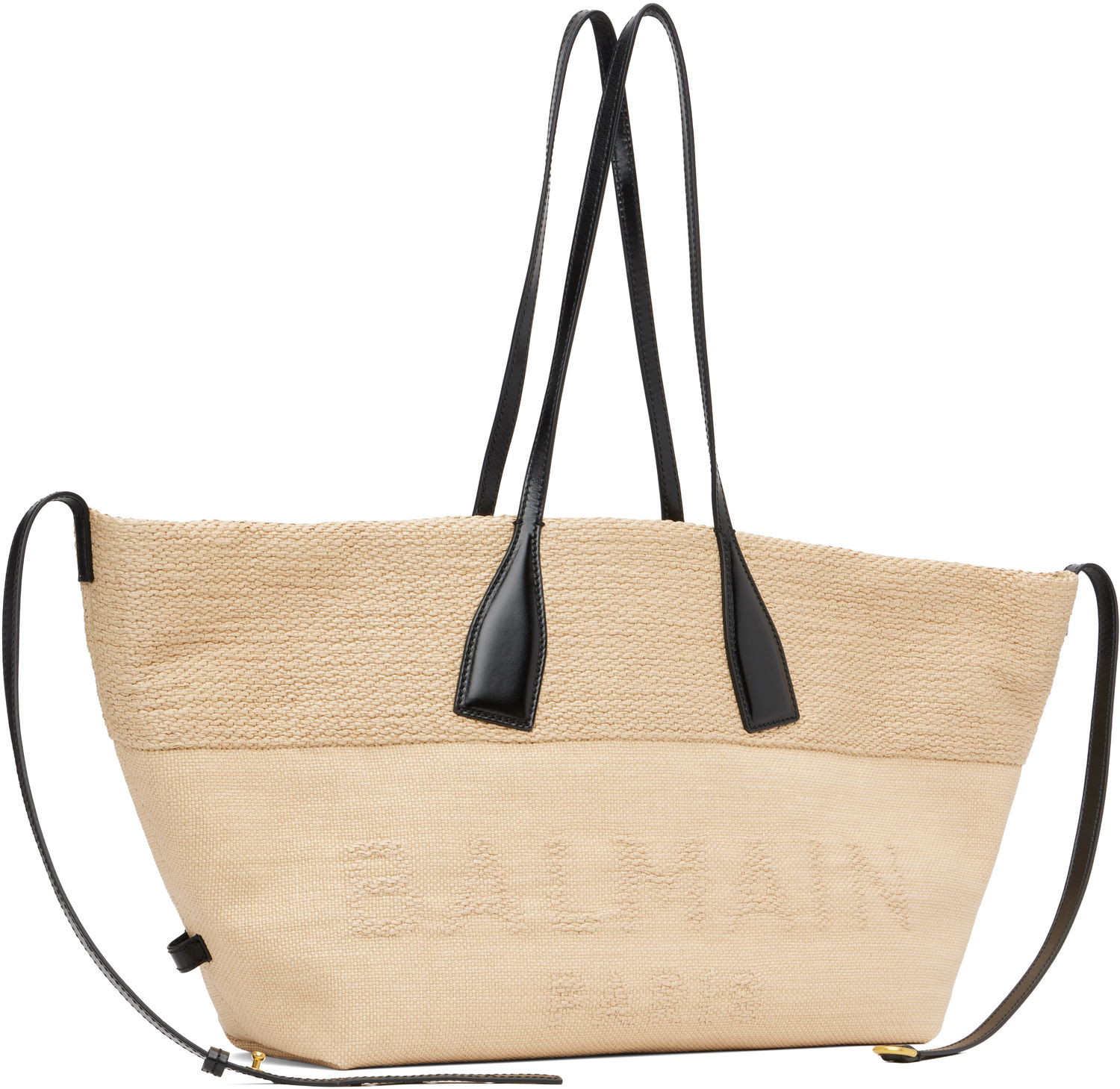 Tote bag Balmain Track Raffia Tote Bež | FN1FI015TJHD, 1