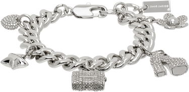 Zapestnica Marc Jacobs Marc Jacobs The Pave Mini Icon Charm Bracelet Kovinski | 2R3JBR001J81, 0
