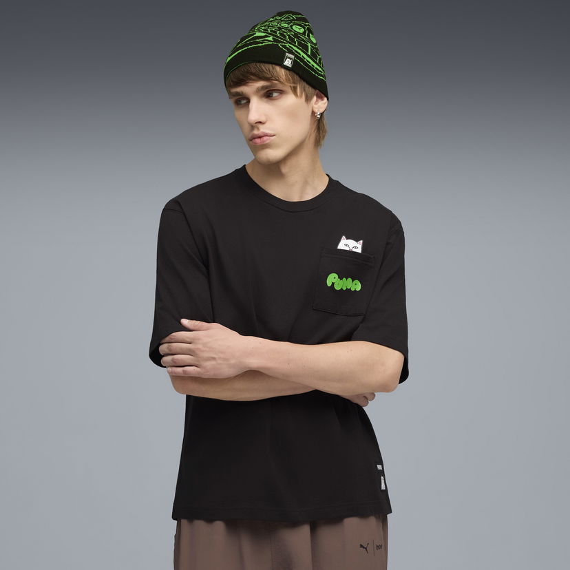 Majica Puma RIPNDIP Pocket T-Shirt Črna | 633779_01