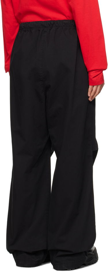 Cargo hlače We11done We11done Tucked Wide Trousers Črna | WD-PT3-24-262-U-BK, 2