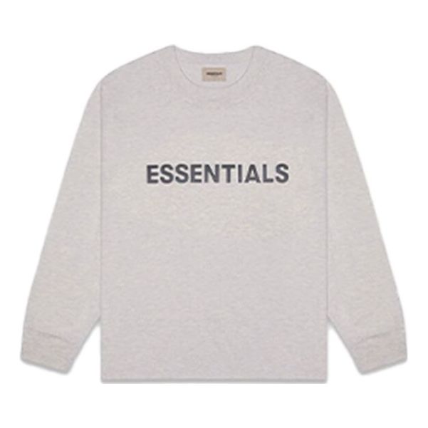 Pleteni pulover Fear of God Essentials Long Sleeve T-Shirt Siva | 0125250500233260