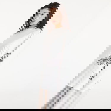 Majica Y-3 Graphic Long Sleeve Tee UNISEX Core White Bela | IX0404, 0