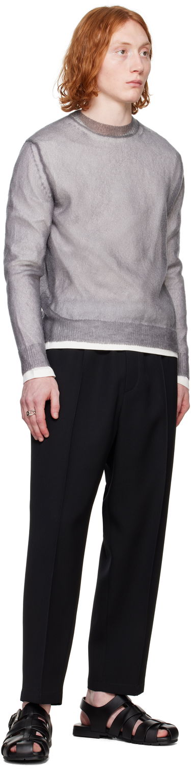 Pleteni pulover Jil Sander Jil Sander Layered Sweater Siva | J22FV0112_JTN376, 4