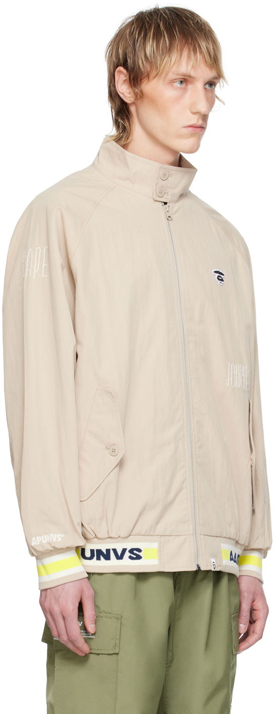 Bomber jakna AAPE by A Bathing Ape AAPE by A Bathing Ape Lightweight Bomber Jacket Bež | AAPLJM7643XXMBGE, 1