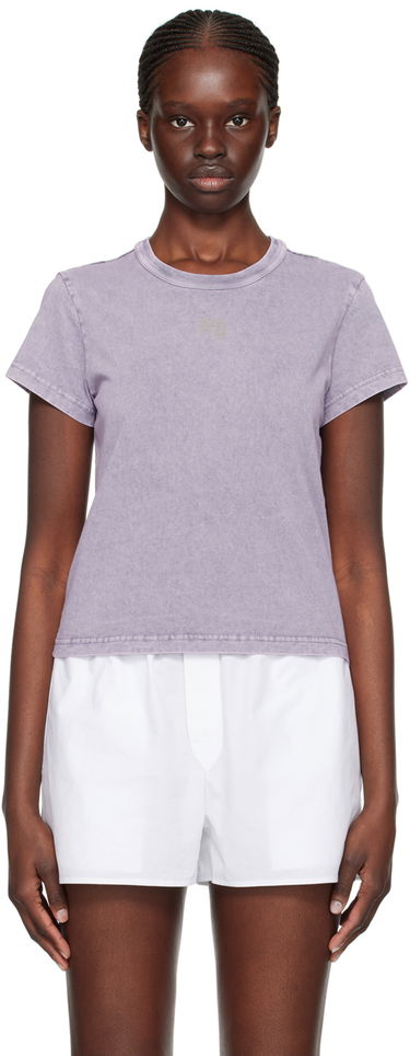 Majica Alexander Wang Alexander Wang Faded T-Shirt Lila | 4CC3221358, 0