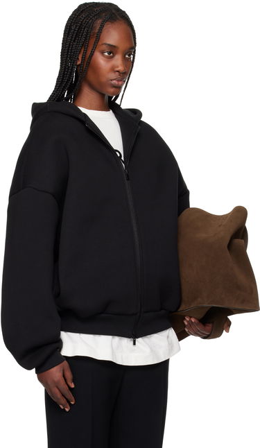 Pulover Fear of God Fear of God 'Eternal' Fleece Full Zip Hoodie Črna | FGE250-517FLC, 4