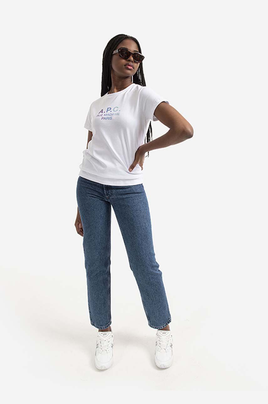 Majica A.P.C. T-Shirt Print Short sleeve Bela | COEAV.F26091, 1