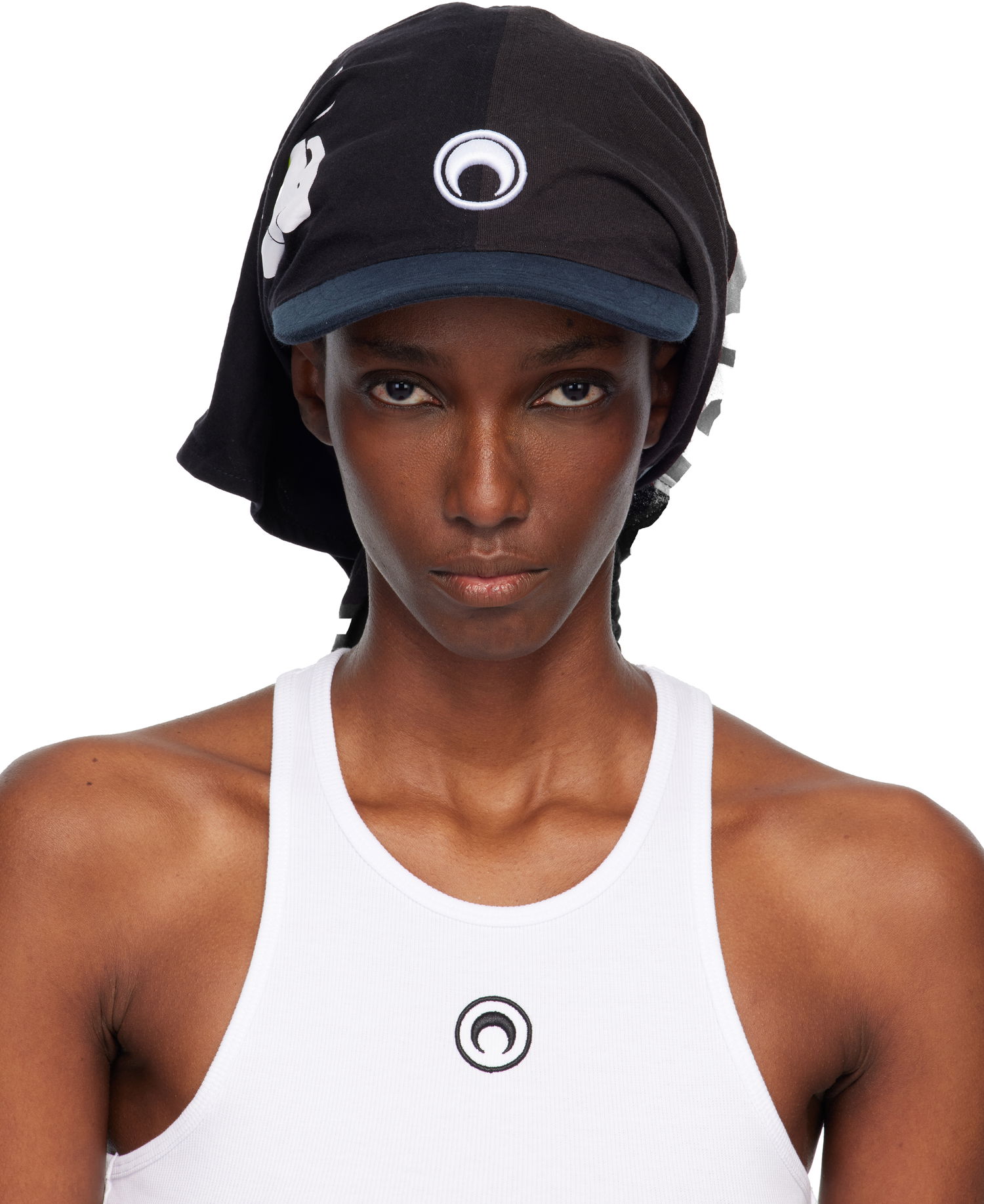 Kapa Marine Serre Regenerated Graphic T-shirts Veiled Cap Črna | UHG029AUJER0003, 0