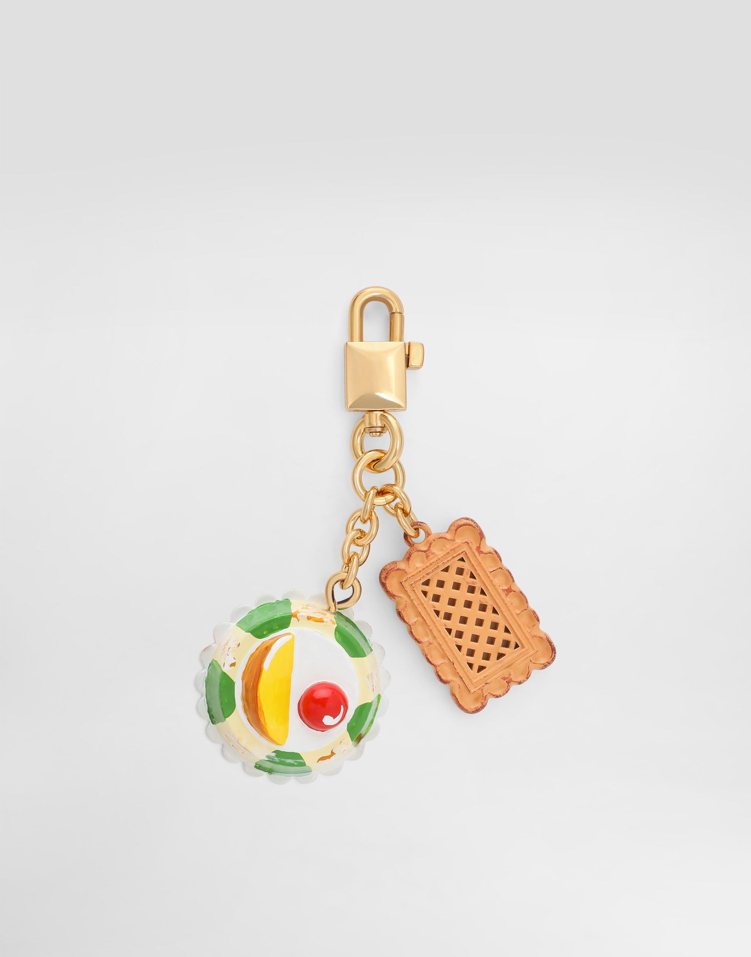 Obeski za ključe Dolce & Gabbana Dolce & Gabbana Cassatina Pastry & Biscuit Keychain Charm Večbarvna | BI3411AM25580995, 0