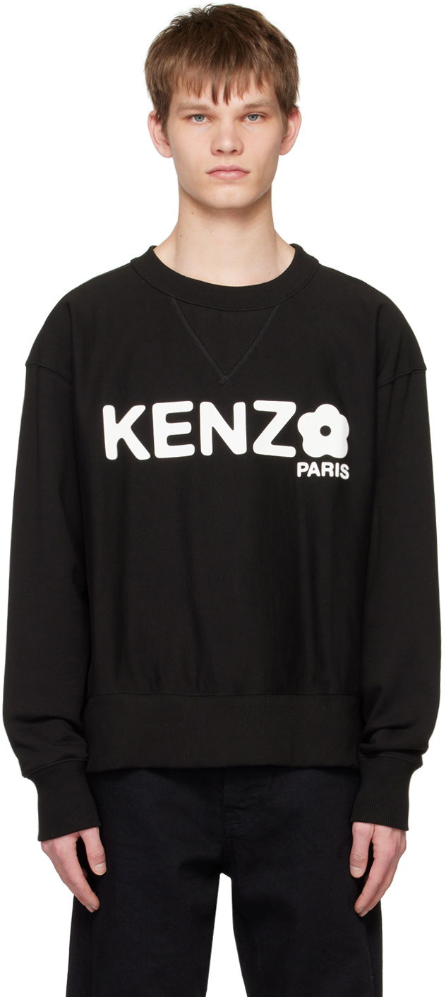 Pleteni pulover KENZO paris Črna | FD55SW4844MF, 0