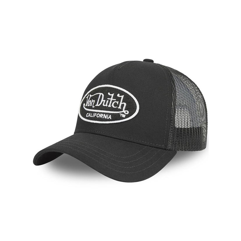 Kapa Von Dutch Von Dutch Trucker Cali Brushed Patch Cap Črna | VD/0/CAS1/LOFB5