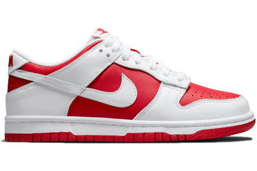 Superge in čevlji Nike Dunk Low "White University Red" GS Rdeča | CW1590-600, 1