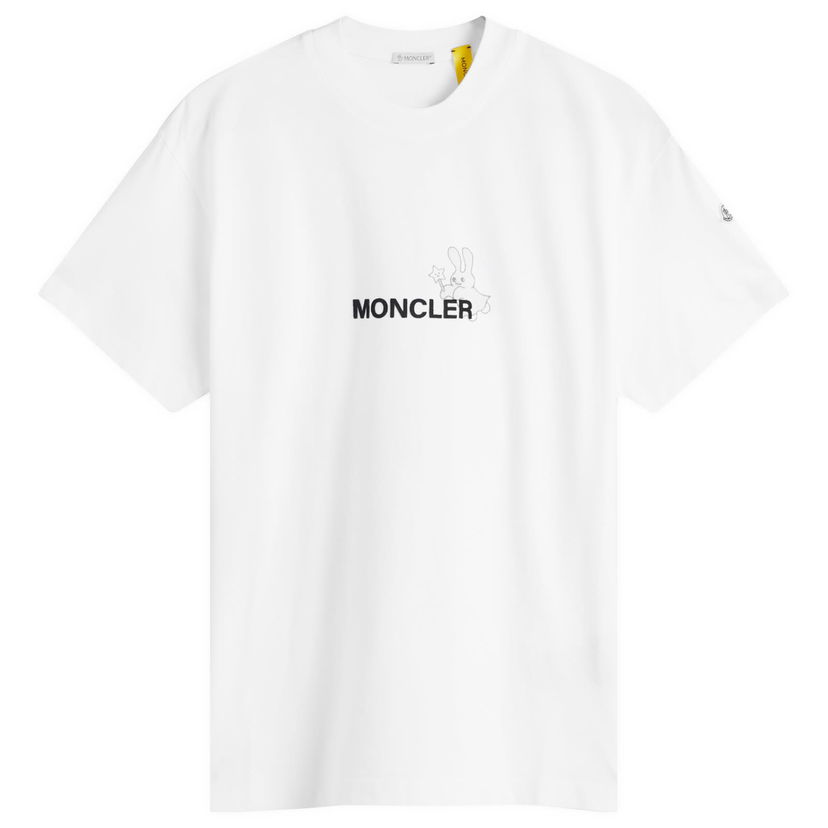 Majica Moncler Genius x FRGMT Logo T-Shirt, Size Small Bela | 8C000-01-M3265-001