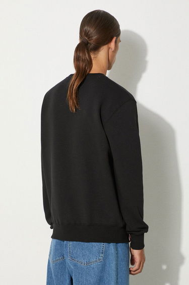 Pleteni pulover Alpha Industries Basic Sweater Small Logo Črna | 188307-03, 3