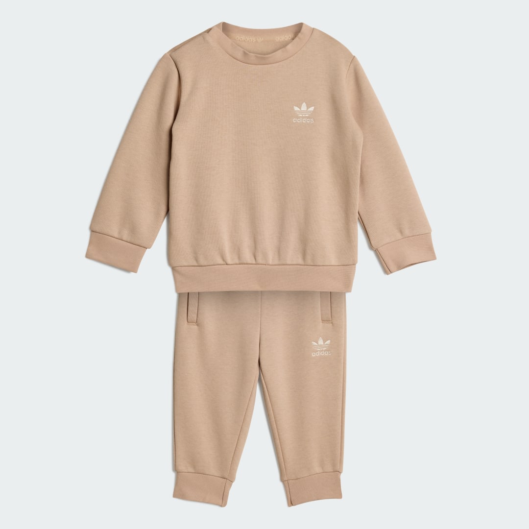 Trenirka adidas Performance Crewneck Sweatshirt and Pants Set Bež | KV1743, 0