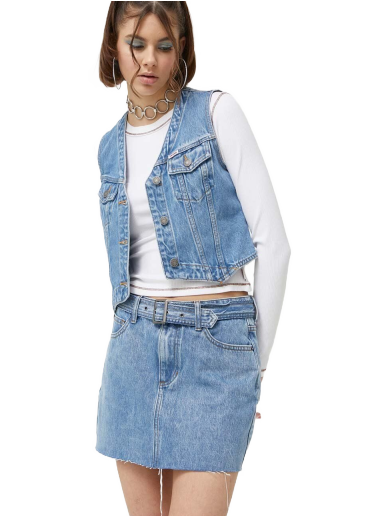 Krila GUESS Denim Skirt Modra | W3GG14D4XY0
