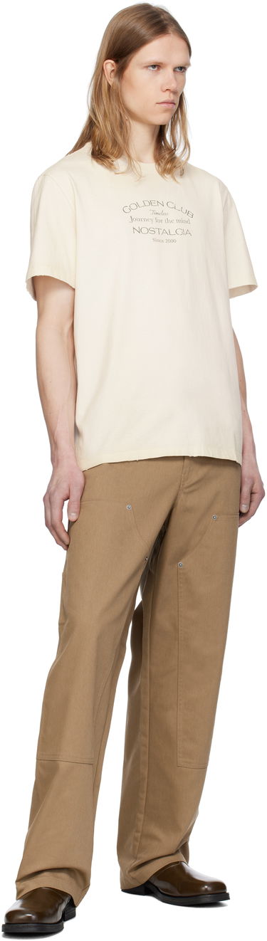 Majica Golden Goose Golden Goose Vintage T-Shirt Bež | GMP01220.P001873.11421, 3