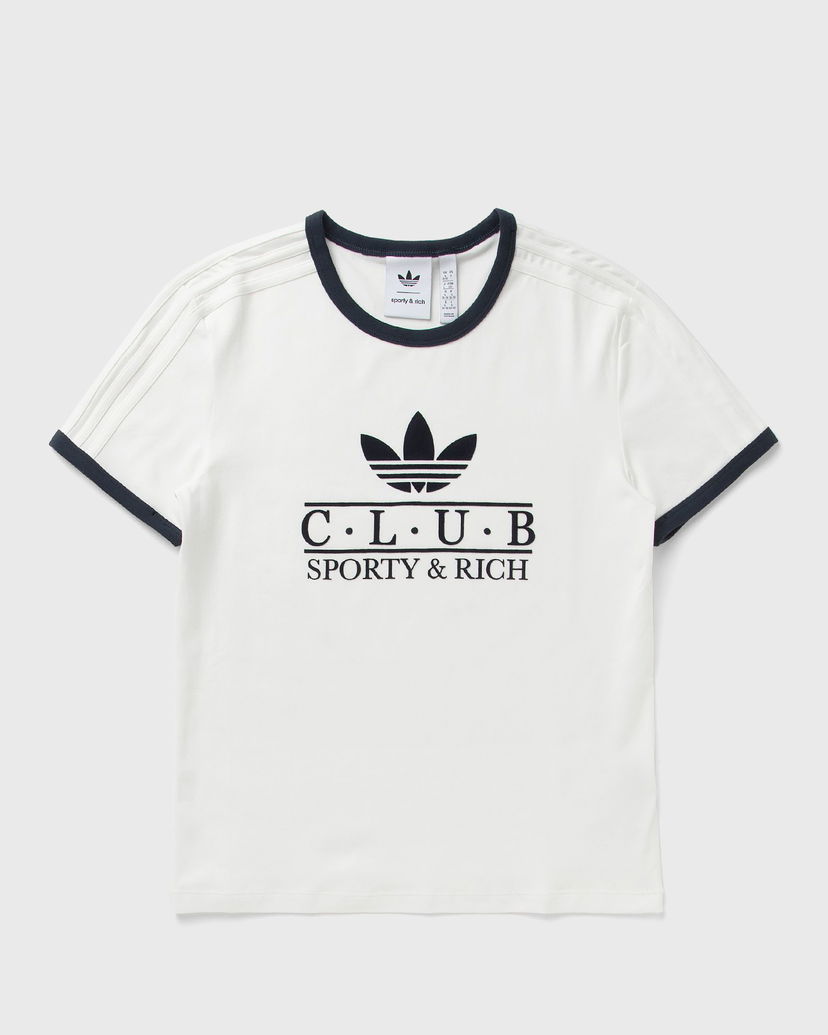 Majica adidas Originals Sporty & Rich Club Tee Bela | JL7199