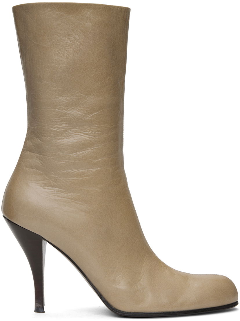Oblačila The Row The Row Liv Kid Leather Boots Bež | F1472-L34
