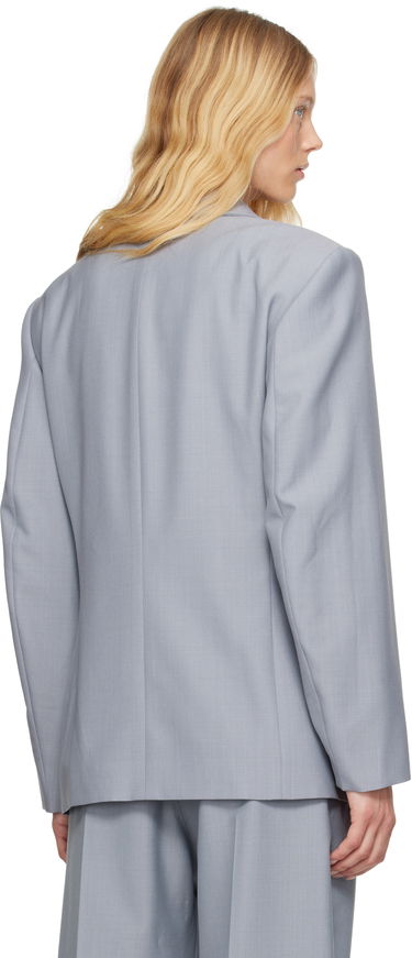 Jakna LEMAIRE Lemaire Double-Breasted Tailored Blazer Siva | JA1073 LF414, 2