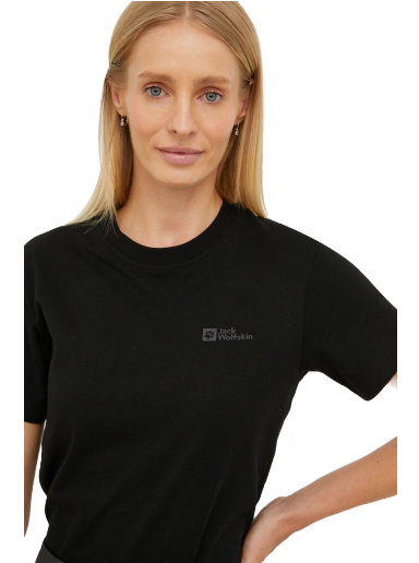 Majica Jack Wolfskin T-Shirt Essential Črna | 1808352