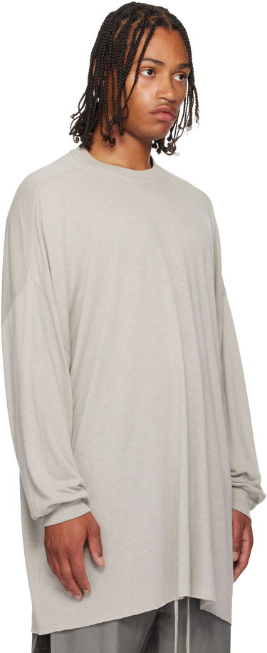 Majica Rick Owens Rick Owens Concordians Tommy Long Sleeve T-Shirt Siva | RU02E1276 JR, 1
