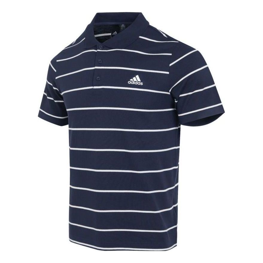 Polo majica adidas Originals Striped Polo Shirt Modra | IA8164, 0