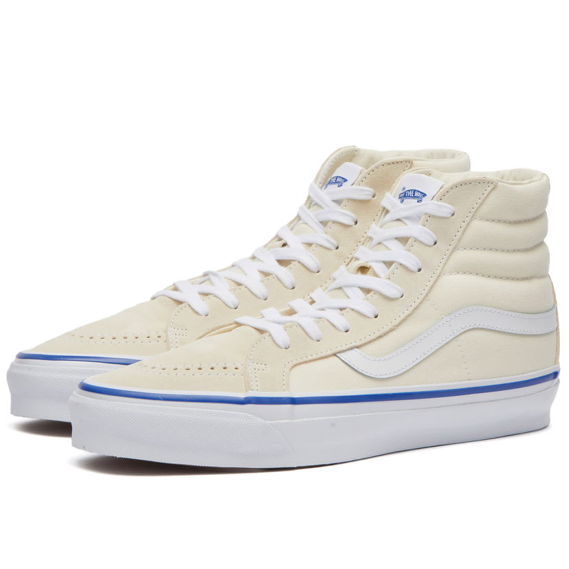 Skateboarding Vans Men's Sk8-Hi Reissue 38 Sneakers in Lx Off White, Size UK 10 | END. Clothing Bež | VN000CR0OFW