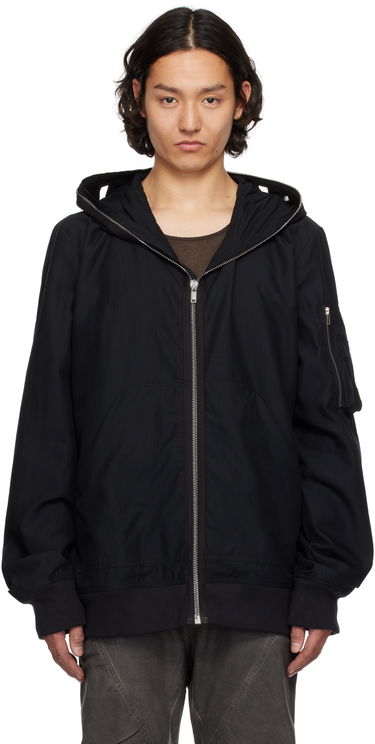 Pulover Rick Owens Rick Owens DRKSHDW Hollywood Flight Bomber Jacket Črna | DU01E3772 NR, 0