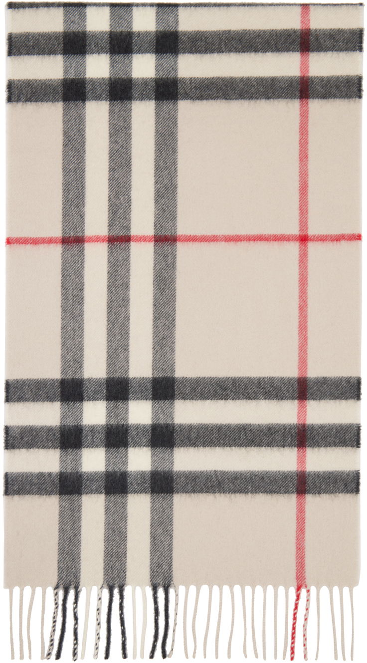 Šala Burberry Check Scarf Beige Bež | 8015533