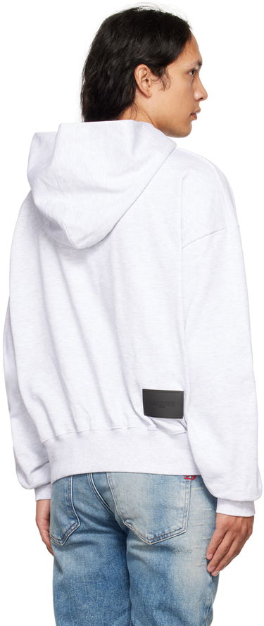 Pulover We11done We11done Print Hoodie Siva | WD-TH3-22-807-U-GY, 2