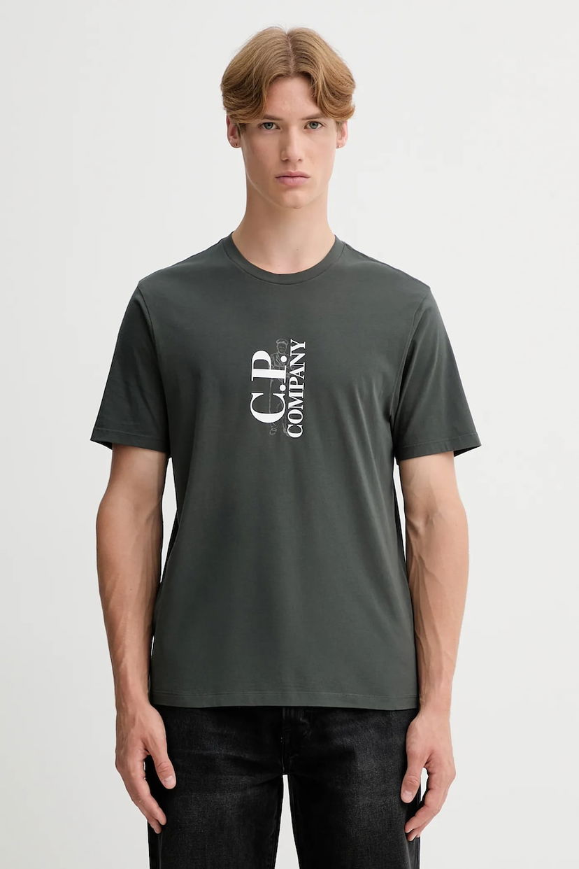 Majica C.P. Company C.P. Company T-Shirt with Print Zelena | 19CMTS091A005100W