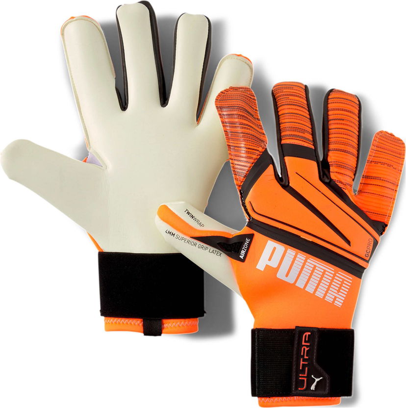 Rokavice Puma ULTRA Grip 1 Hybrid Pro Goalkeeper Gloves Oranžna | 04169601