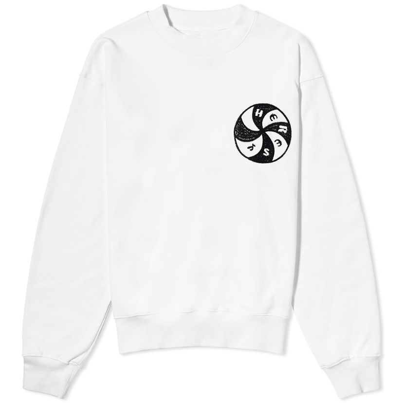 Pulover Heresy Portal Crew Sweater Bela | HSS24-S01W