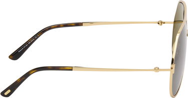 Sončna očala Tom Ford Tom Ford Rickie-02 Aviator Sunglasses Rumena | FT1281_6330N, 1