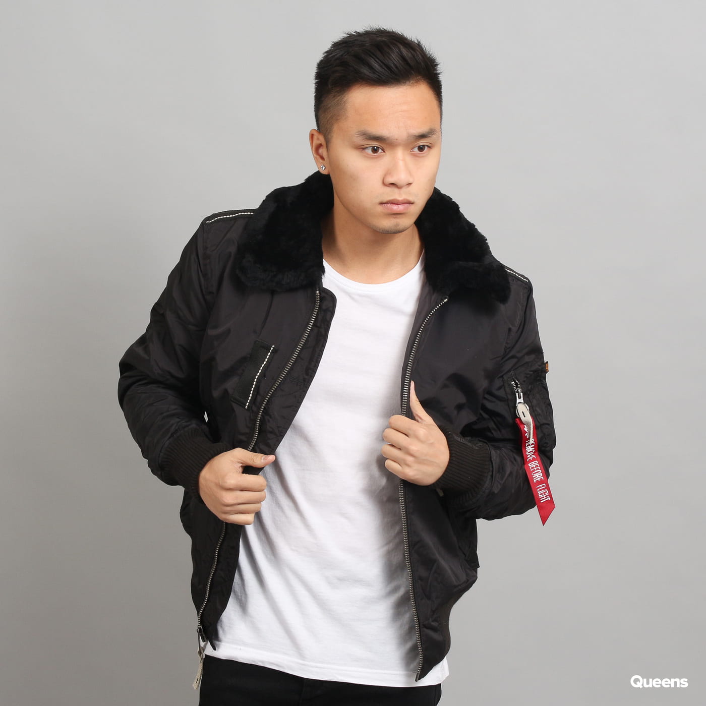 Bomber jakna Alpha Industries Injector III Črna | 143104 03, 0