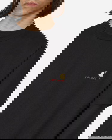 Majica Carhartt WIP American Script T-Shirt Črna | I029956_89_XX, 4