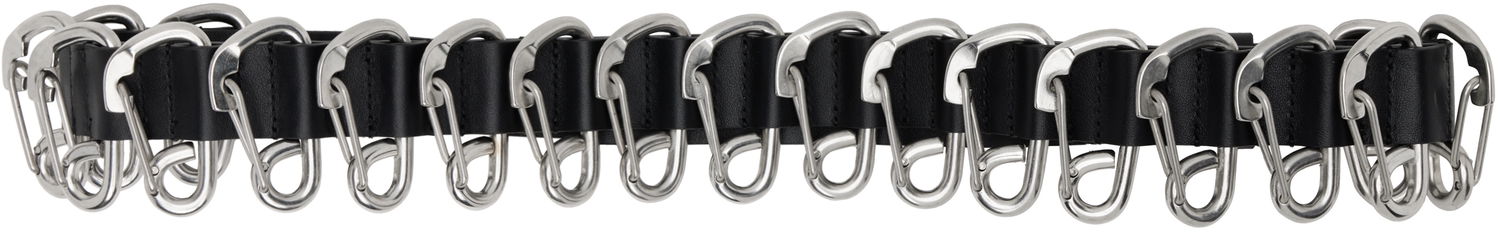 Pasovi HELIOT EMIL Aurora Carabiner Belt Črna | AW25_16_129_BLK01_CO, 0