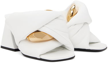 Superge in čevlji JW Anderson JW Anderson Chain Twist Mules Bela | ANW40090A, 3