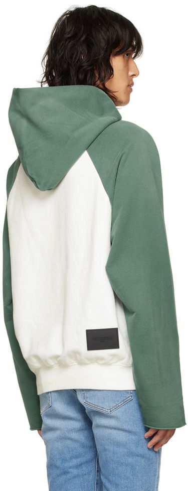 Pulover We11done We11done Graphic Print Hoodie Bela | WD-TH3-22-802-U-GR, 2